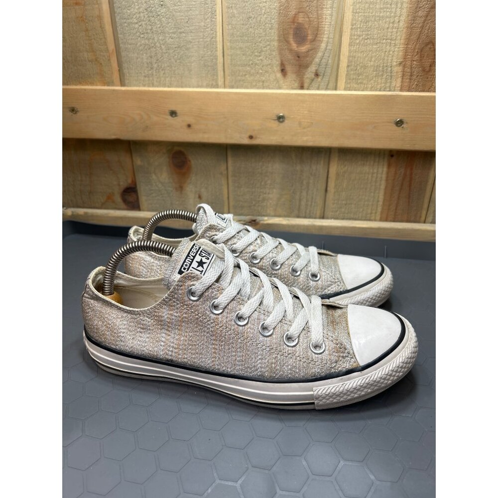 Converse Womens All Star Low-Top Sneakers Size 8 / 39 EU Metallic Shimmer